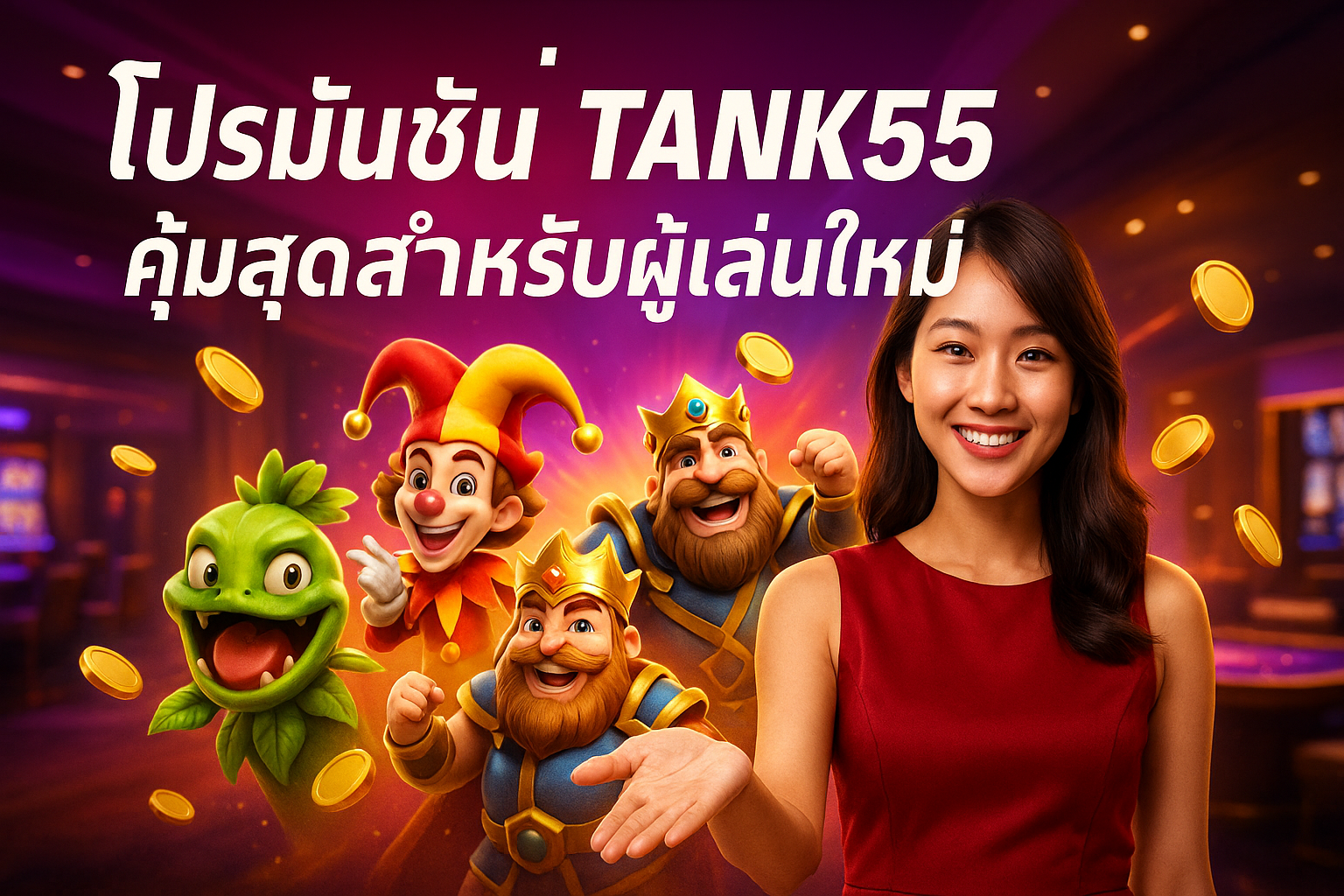 โปรโมชั่น TANK55 คุ้มสุดสำหรับผู้เล่นใหม่