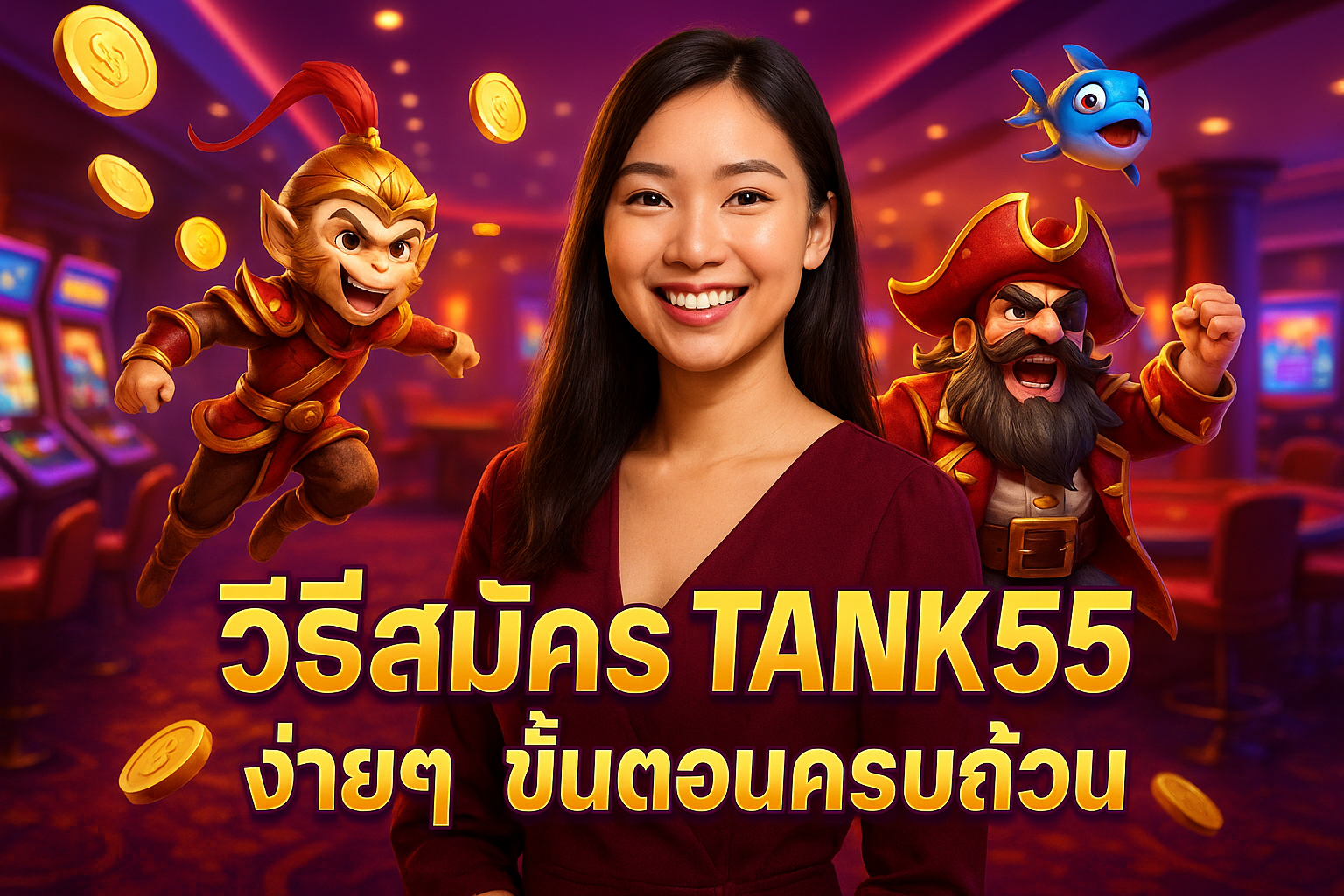 วิธีสมัคร TANK55 ง่ายๆ ขั้นตอนครบถ้วน